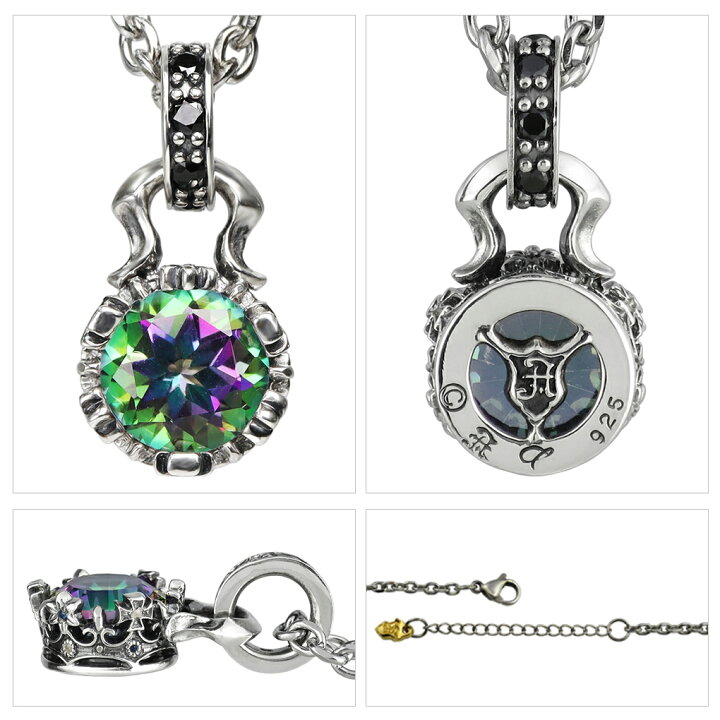 楽天市場 限定 アルテミスクラシック ミスティッククォーツ シルバー ネックレス ペンダント トップ アクセサリー Artemis Classic メンズ レディース 王冠 クラウン ミステリアス シルバーネックレス シルバー925 男性 彼氏 プレゼント 誕生日 記念日 贈り物 人気