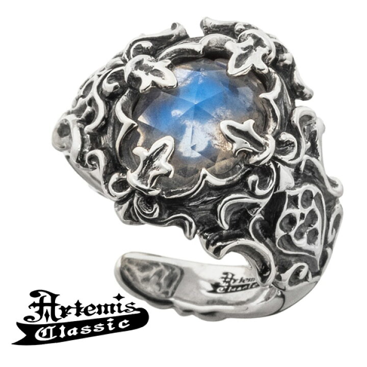 楽天市場】アルテミスクラシック ローズカットブルームーンリング 