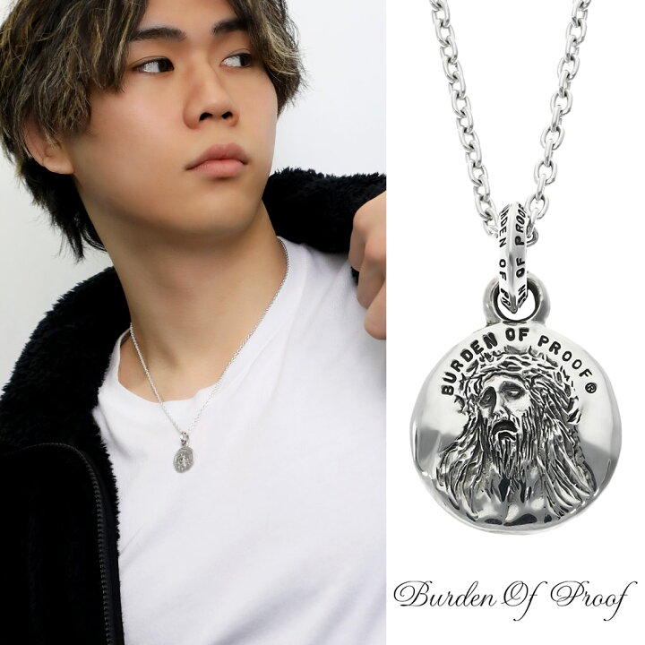 楽天市場】BURDEN OF PROOF ジーザス メダイ ネックレス ペンダント 