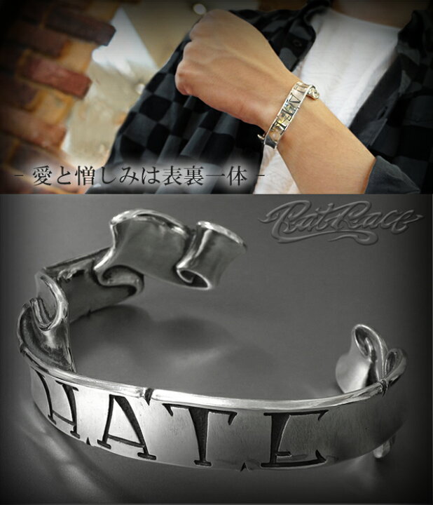 楽天市場】RAT RACE ラットレース メッセージ オン リボン バングル  