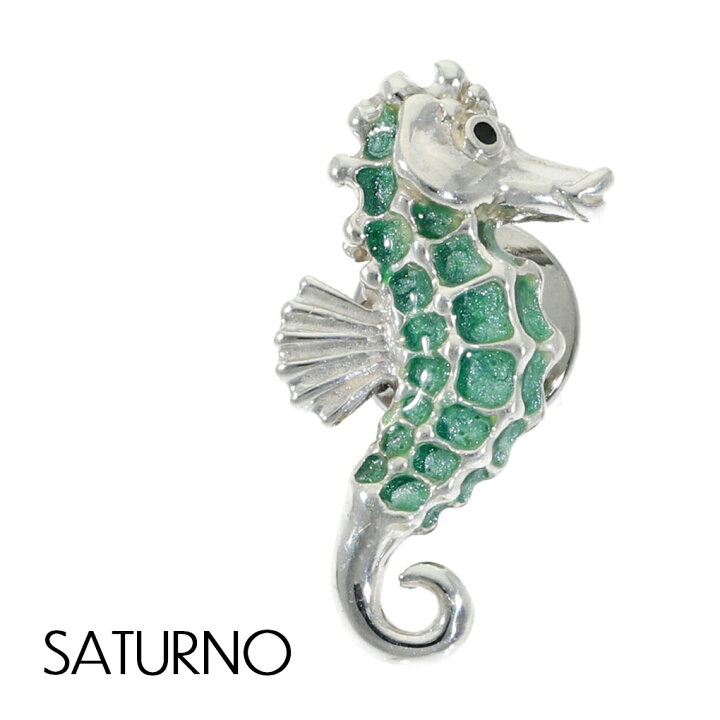 楽天市場】サツルノ タツノオトシゴ シルバー925 ピンブローチ 辰 辰年 