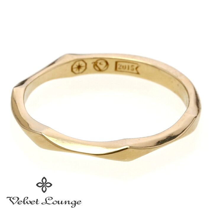 楽天市場】Velvet Lounge Edging エッジング リング ゴールド 指輪 5 