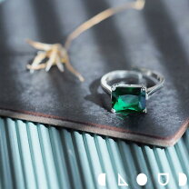楽天市場】大粒 エメラルドリングの通販