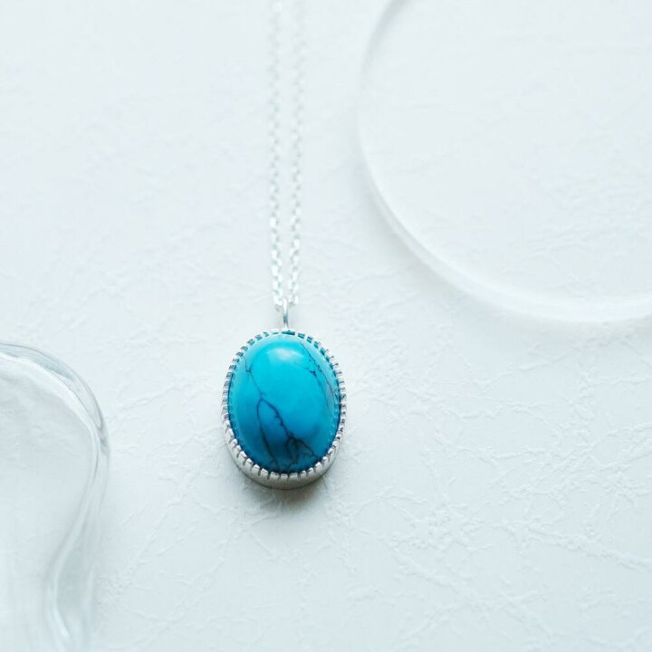 楽天市場】Cloud Jewelry ターコイズ トルコ石 大ぶり ネックレス 