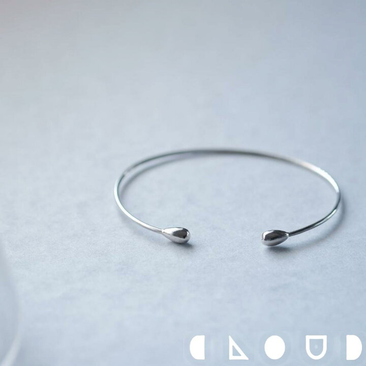 楽天市場】Cloud Jewelry 雫 オープン バングル シルバー925 クラウド 