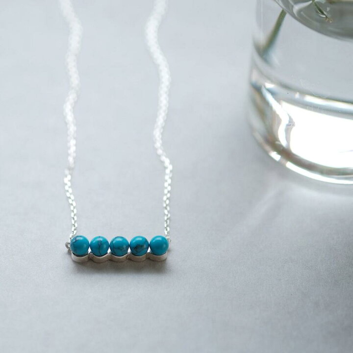 楽天市場】Cloud Jewelry ターコイズ トルコ石 両吊り ネックレス 