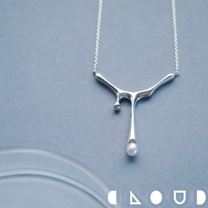 楽天市場】Cloud Jewelry メルティング パール 両吊り ネックレス 