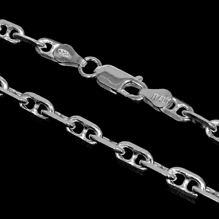 楽天市場】シルバーチェーン ネックレス チェーン アンカーチェーン 幅  