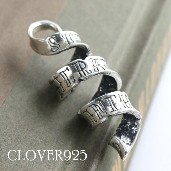 楽天市場】Clover925 STRONG IN THE RAIN 螺旋 リボン ペンダント 