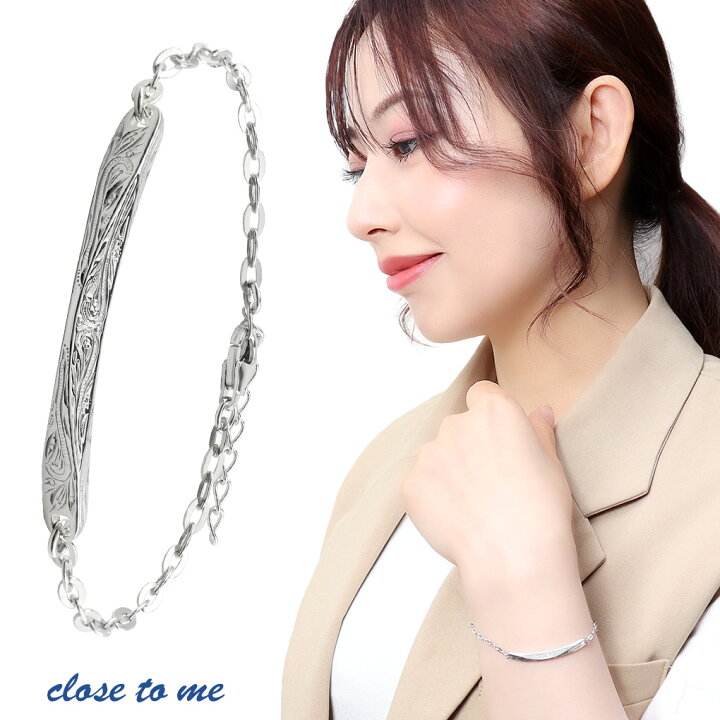 楽天市場】close to me ハワイアン プレート ブレスレット シルバー 