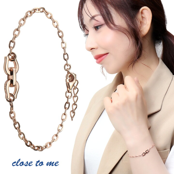 楽天市場】close to me 馬蹄 ホースシュー ブレスレット ピンク 