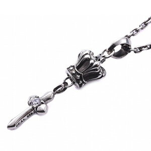 DEAL DESIGN ディールデザイン シェイク クラウン クロス シルバー ペンダントトップ チェーンなし ペンダント ヘッド トップ 十字架 石付き 王冠 メンズ 男性 レディース 女性 シルバー925 きれ