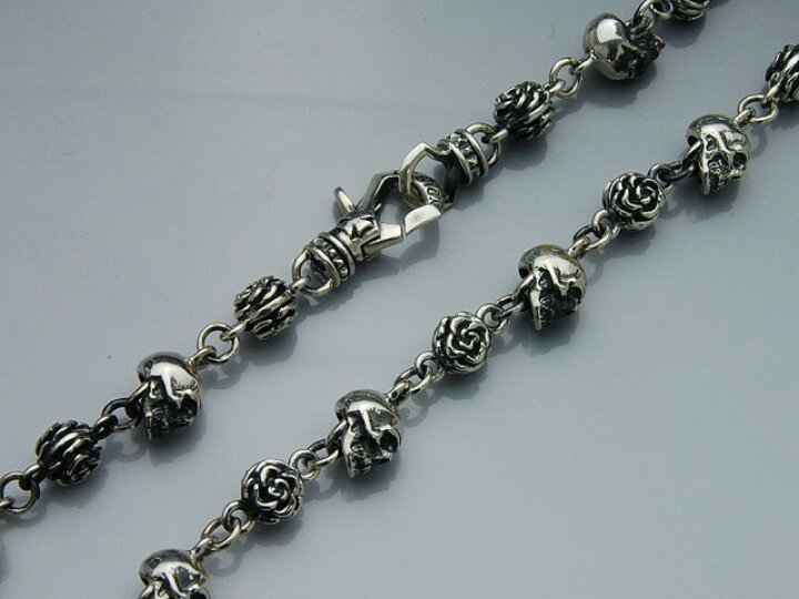 楽天市場】DEAL DESIGN ディールデザイン スカルズ＆ローゼスチェーン  