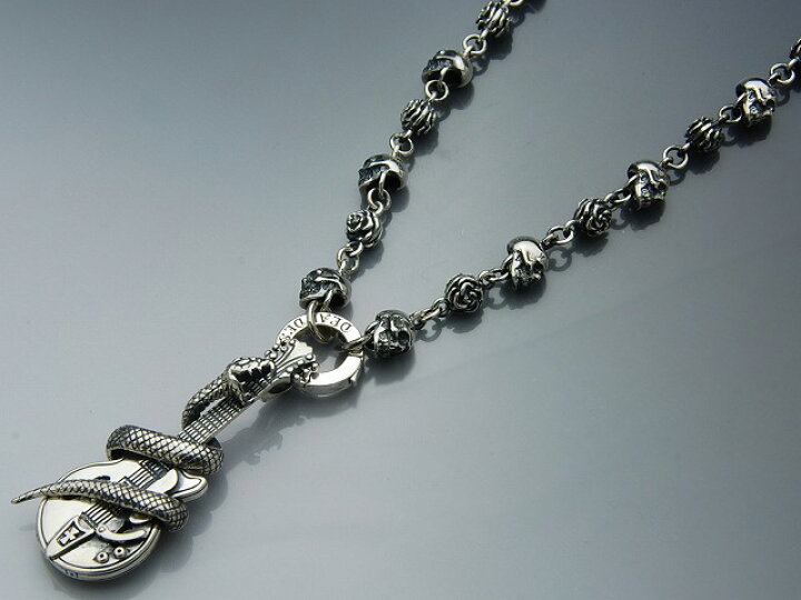 楽天市場】DEAL DESIGN ディールデザイン スカルズ＆ローゼスチェーン  