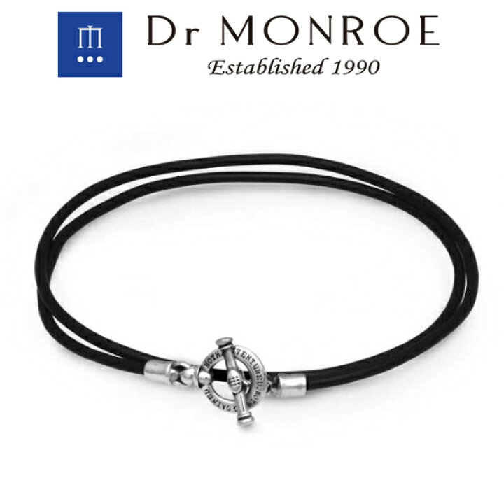 楽天市場】Dr MONROE ドクターモンロー プレート レザーブレスレット 