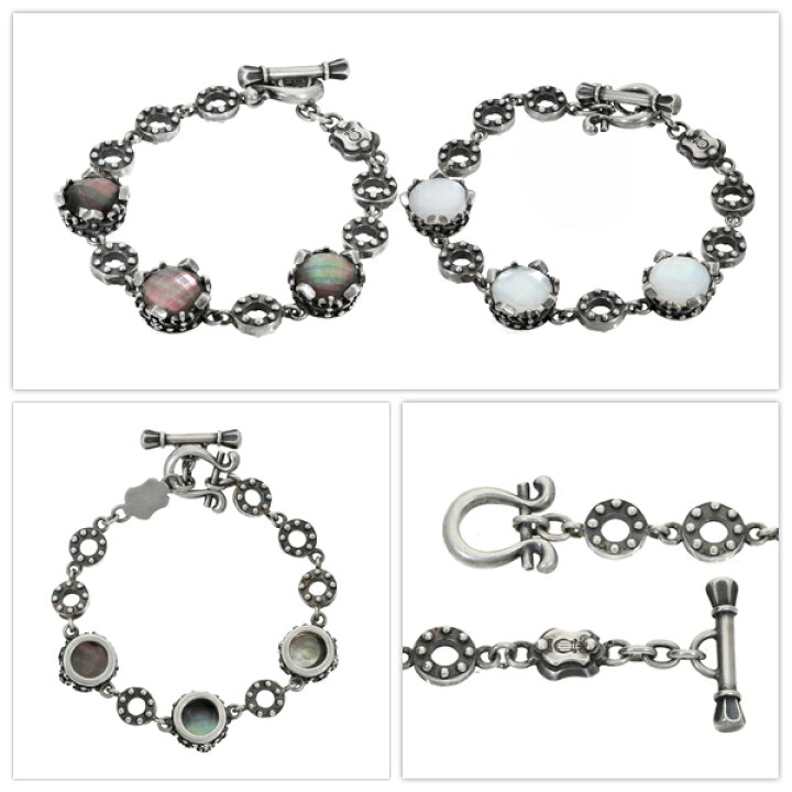 楽天市場】REGALIA クラウン シェル ブレスレット シルバー925 銀 