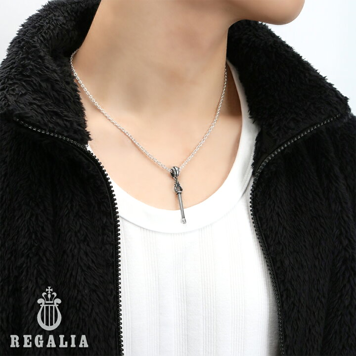 楽天市場】REGALIA ハープ 王笏 シルバー ネックレス ペンダント 