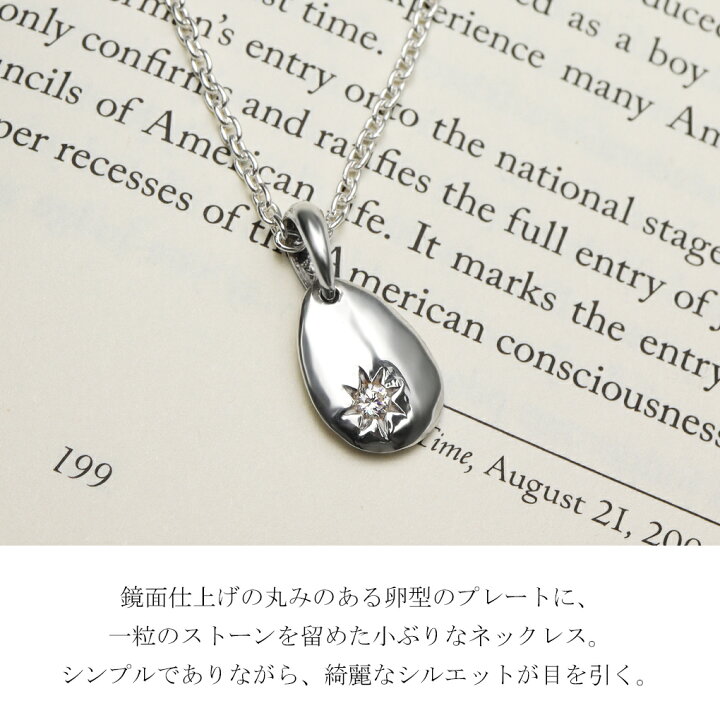 楽天市場】REGALIA ドロップ ジルコニア スター シルバー ネックレス 