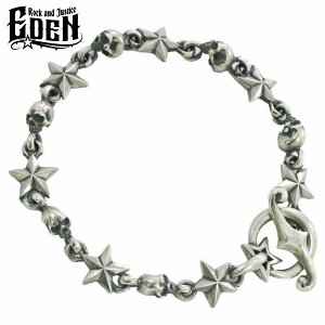 Rock and Justice EDEN �G�f�� �^�C�j�[�X�^�[�A���h�X�J���u���X���b�g �r�� �V���o�[925 �u�����h �V���o�[�A�N�Z�T���[ Tiny Star & Skull Bracelet �����Y �j�� �ގ� �l�C �������