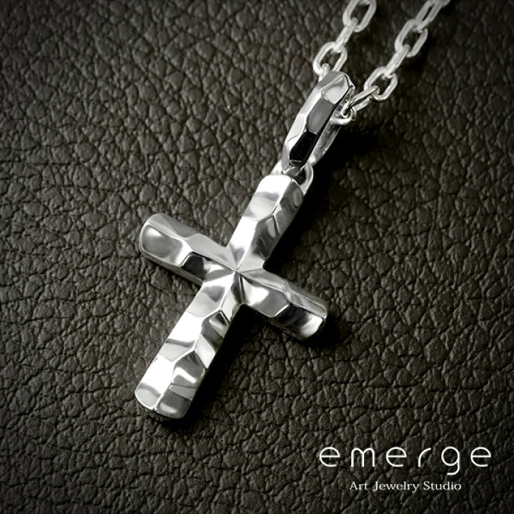 楽天市場】emerge エマージュ ランダム エッジ クロス ペンダント 