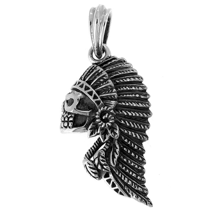 楽天市場】スカル ペンダントトップ(チェーンなし) レッドCZ  