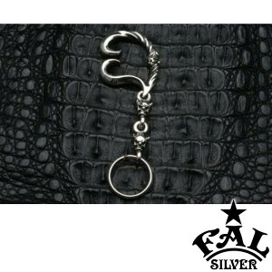 F.A.L スウィルパターンハートキーチェーン エフエーエル FAL ピエロ パーツ パター キーチェーン プレーン シンプル ライン キーリング ピエロスカル 写真 スカル ハートキー チェーン 刻印