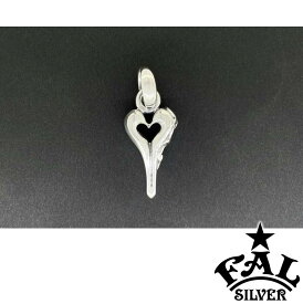 F.A.L インディビジュアルハートペンダント エフエーエル FAL 存在感 ペンダント ビジュアル スート 手彫り 写真 サイド チェーン パター トランプ 刻印 ハートペンダント 個性的