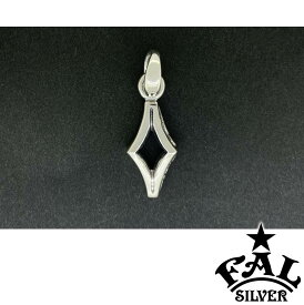 F.A.L インディビジュアルダイヤペンダント エフエーエル FAL 個性的 チェーン ビジュアル パター 存在感 ダイヤペンダント 手彫り 刻印 トランプ スート ダイヤ サイド ペンダント 写真