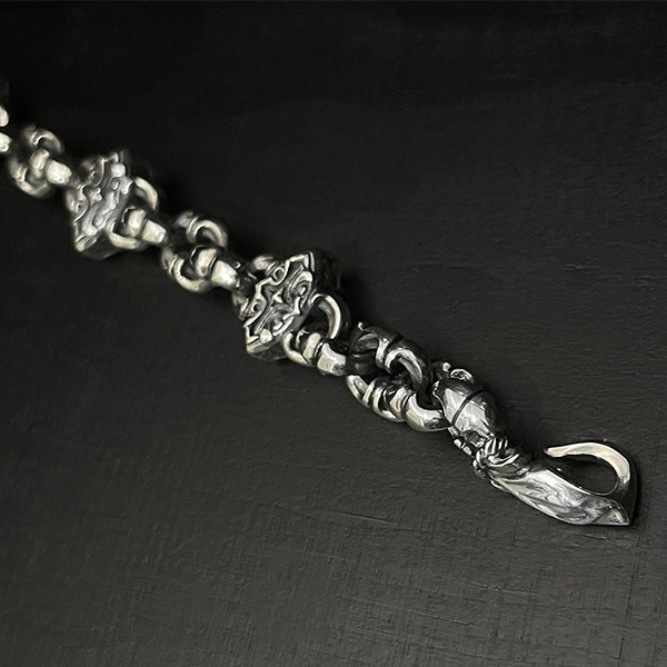  ドリス・ヴァン・ノッテン メンズ ブレスレット・バングル・アンクレット アクセサリー Dries Van Noten Semi-Precious Stone Bracelet Black
