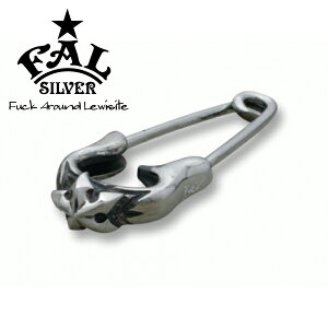 F.A.L ゴススターアーミングピンピアス ピアス 星 スタッドピアス 安全ピン エフエイエル ピアス イヤリング シルバー925 銀 シルバーアクセサリー メンズ レディース 男性 女性 アクセサリー