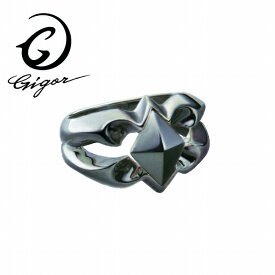 GIGOR ジゴロウ ダイヤリング FIENAL series フィーナルシリーズ ダイヤ型 波 曲線 ウェーブ トライバル タトゥー シルバー925 シルバーアクセサリー 銀 SV925 指輪 シルバーリング 銀指輪 メンズリング レディースリング メンズ ハード 存在感 アクセサリー ギフト