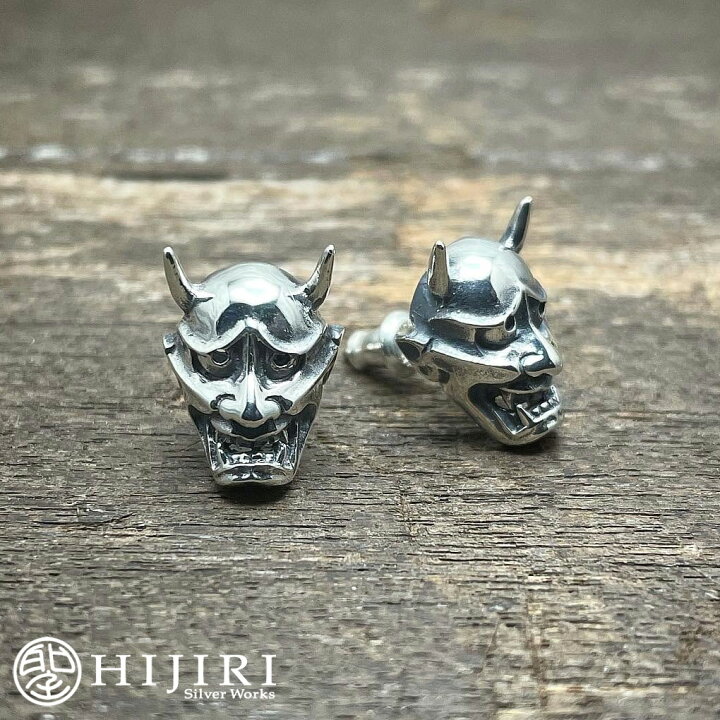 楽天市場】聖 HIJIRI 般若面のピアス Noh mask “Han-nya” earrings 2P 