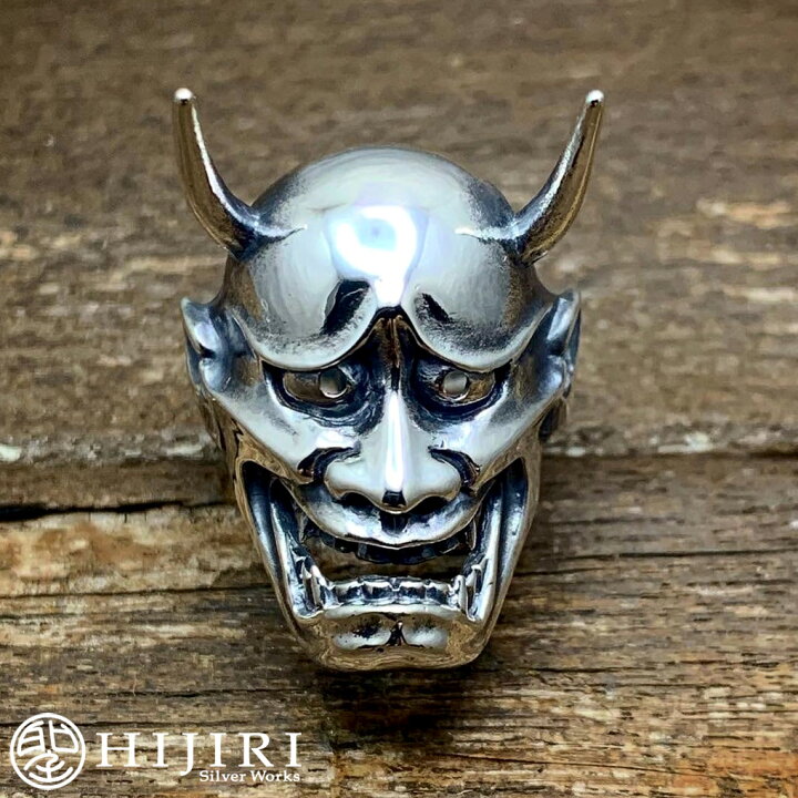 楽天市場】聖 HIJIRI 般若面の指輪 Noh mask “Han-nya” ring リング 13 