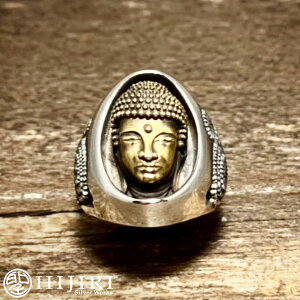  HIJIRI ̕ O Healing Buddha head ring w 11`35 啧 Vo[ ANZT[ uh Y j ގ v U NX}X v[g lC 