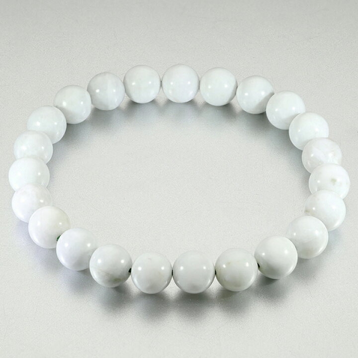 楽天市場】糸魚川翡翠 ブレスレット 2A級 白翡翠 8mm 18cm メンズM 