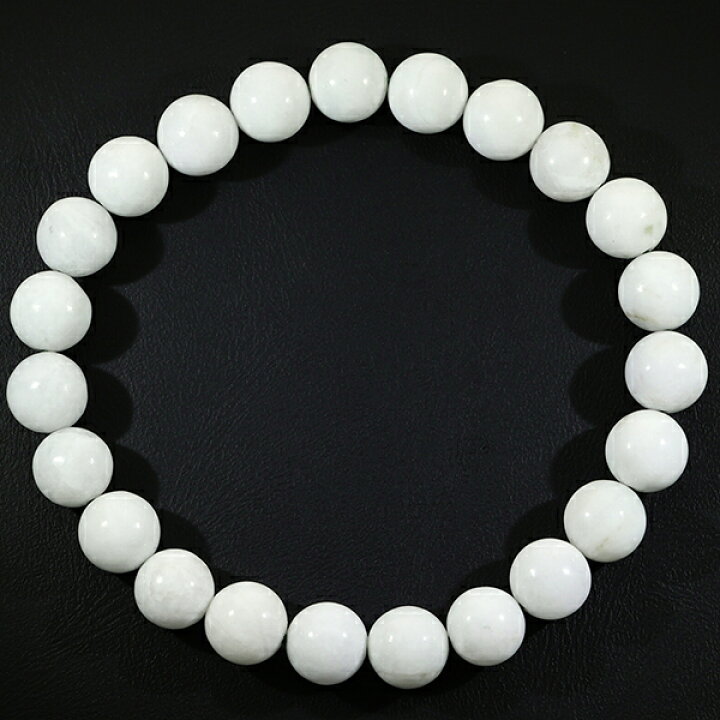 楽天市場】糸魚川翡翠 ブレスレット 2A級 白翡翠 8mm 18cm メンズM 