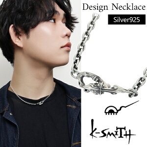 K-SMITH NXp[c `F[^Cv lbNX 45cm `F[3.5mm Vo[ANZT[ Vo[925 Vo[lbNX YlbNX Vv N[ SVbN AeB[N \ 