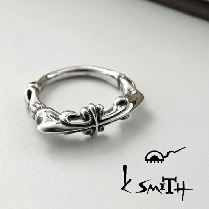 楽天市場】K-SMITH アンティーク風 クロス リング 12号 13号 14号 15号 
