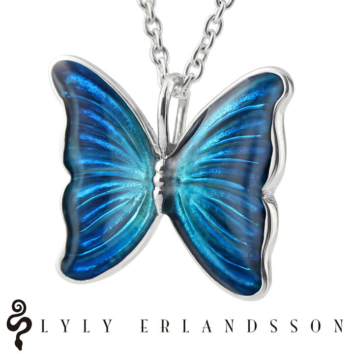 楽天市場】LYLY ERLANDSSON モルフォ蝶 the MORPHO small シルバー 