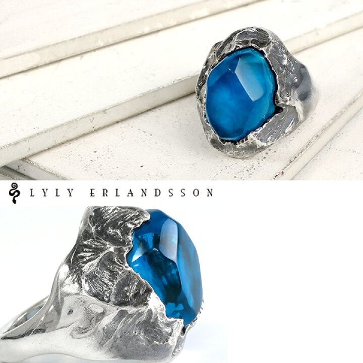 楽天市場】LYLY ERLANDSSON the FARRENHEIT female Blue ブルー リング 