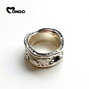 MONGO アクチュアル ヒューマニズム リング 4〜20号 シルバー 指輪 シルバーリング メッセージ 愛 勇気 希望 メンズ レディース シルバー925 男性 彼氏 女性 彼女 誕生日 ブランド プレゼント 人