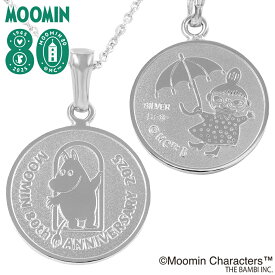 ムーミン リトルミイ 80周年 純銀 メダル ネックレス 公式 MOOMIN 80th グッズ ムーミングッズ ムーミンジュエリー キャラクタージュエリー ペンダント リバーブル コイン シルバー シルバーペンダント レディース 女性 彼女 娘 妻 誕生日 プレゼント 人気 おしゃれ かわいい