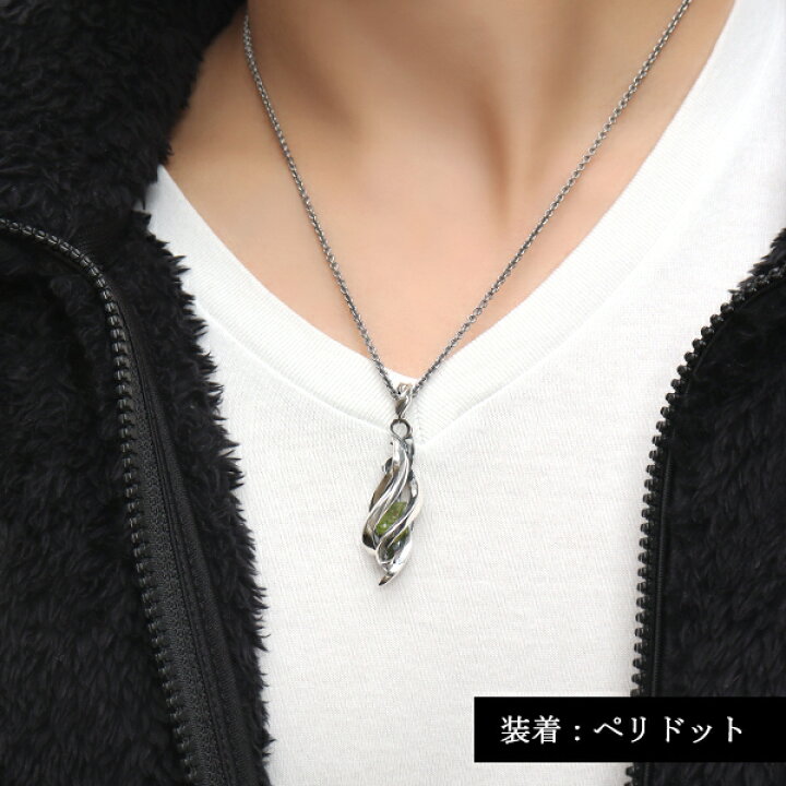 楽天市場】エムズコレクション TENTACLES SNAKE 天然石 ネックレス 