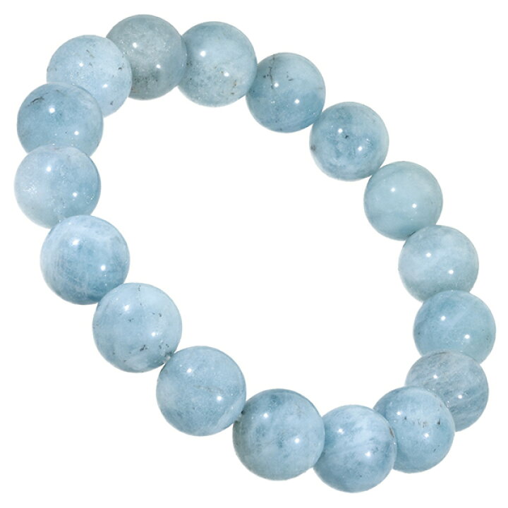 楽天市場】アクアマリン ブレスレット 12mm 17.5~19.5cm M~LL サイズ 3 
