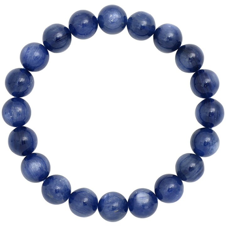 楽天市場】10mm 19cm 高品質 カイヤナイト ブレスレット メンズL 