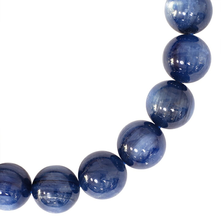 楽天市場】12mm 19.5cm 高品質 カイヤナイト ブレスレット メンズL 