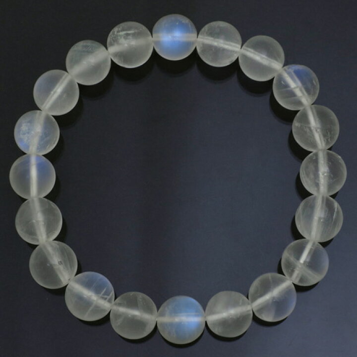 楽天市場】9mm 17cm 高品質 5A ロイヤルブルームーンストーン  