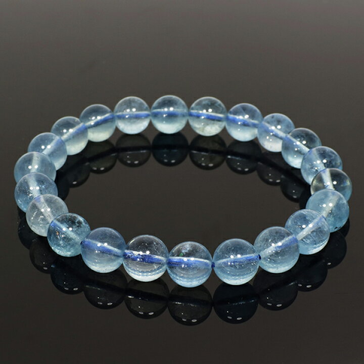 楽天市場】サンタマリア アクアマリン 高品質 ブレスレット 9.7mm 20cm  