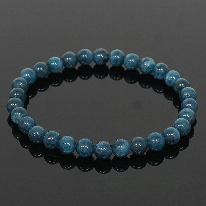 楽天市場】アパタイト ブレスレット 6mm 17.5cm メンズM レディースL 