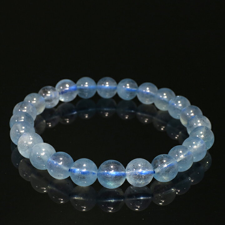 楽天市場】サンタマリア アクアマリン ブレスレット 8mm 18.5cm メンズ 